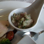 ビストロ マロン - ビストロ マロン・ヨコワのタルタル(2012.04)