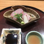 日本料理 太月 - フルコース１６５００円（総額）。ヒラマサ、イサキ。どちらも旨味たっぷりで、鮮度も感じられ、とても美味しくいただきました（╹◡╹）