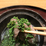 日本料理 太月 - フルコース１６５００円（総額）。和牛しゃぶしゃぶ仕立。薄味の出汁と、舌の上で溶ろけるお肉、香り高い花山椒の組み合わせが、とーっても良かったです（╹◡╹）（╹◡╹）