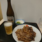 Matsuya - 中瓶牛焼コンビセット