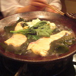 千陽 - 女将さんの御給仕で…