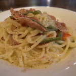 PASTAVOLA - 生ハムゴルゴンゾーラオイル系パスタ