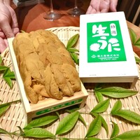のどぐろ専門 銀座中俣 はなれ - 生雲丹