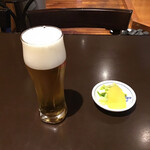 Tenkichi - ビール小とお新香