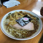 陸王 - ラーメン煮干味(大盛り)800円