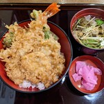 Soba Jim Benkei - 【2020/5】(春季限定)鯛と海老と菜の花天丼