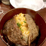 オカダ食品株式会社 - 焼きしゃぶ ひうち オンザ黄身ライス with ネギ