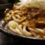 中の島スタイルバー - 麺のアップです。