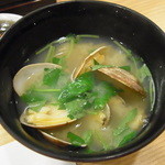すし処 つま美 - あさりのお味噌汁