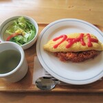Cafe KITAMON - ふわとろたまごのオムライス840円
