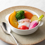 野菜がおいしいレストラン LONGING HOUSE - お野菜と卵のココット（朝食）