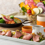 野菜がおいしいレストラン LONGING HOUSE - 蓼科牛のロースト