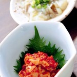芥末章魚&韓式腌鱈魚內臟