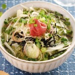 Plum Wasabi Flavored Ochazuke（boiled rice with tea）