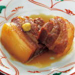 日本产黑猪肉炖白萝卜