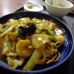 福新 - 五目焼きそば650yen