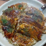 みっちゃん　太田屋 - お好み焼き (いか天・そば・玉子)  870円