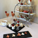 くらしき桃子 - プレミアムストロベリーアフタヌーンティー。夏の桃と同等でボリューム、味、見た目最高級でした。都会で場所や雰囲気だけで高いお金払うよりは桃子がよっぽど良いなとつくづく思います。