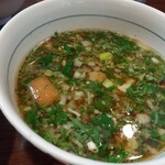 麺処 びぎ屋 - 醤油つけ麺のつけ汁