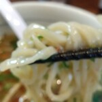 麺処 びぎ屋 - 麺の感じ（ボケボケ）