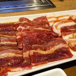 焼肉ライク 新宿南口店 - バラカルビ100g＋イベリコ豚カルビ100g