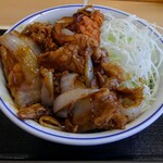 Katsuya - 牛バラ焼きチキンカツ丼 ¥649