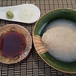 手打ち蕎麦 志庵 - そばがき