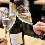 波へい - シャンパーニュで乾杯♪