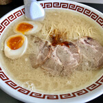 双喜紋 - 辛味・ニンニクありありの超コッテリ
      味付けたまごトッピング