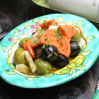 Marinated olives