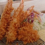 和風ダイニング しらはま - フライ定食、トッピングカキ