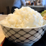 赤坂 ぽん輔 - 最初から大盛ご飯でお願いしました