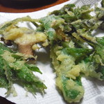 ほそばら - 山菜の天ぷら