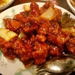 華 - 白身魚の甘酢ソース