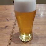 オイスターテーブル - ランチビール 605円 ♪