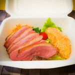 ALLIE - 鴨のローストとフグのフリットがメイン