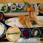 Tempura Washoku Daigo - 醍醐女将のまかない御膳１８４８円