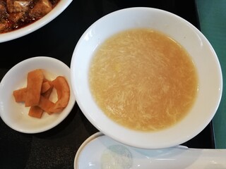 麗華 - 漬物とスープ