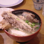 河内屋 - サービスのアラ汁