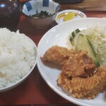 Izakaya Hayato - 火曜日＠500　　　の唐揚げ定食