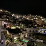 老友號芋圓 - 店舗バルコニー席からの夜景