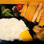 Nouka Sakaba Dohatten - 【テイクアウト】五條・ばあく豚とんかつ弁当　800円