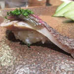 天寿し - 炙りたての〆鯖