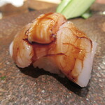 天寿し - 生ホタテに煮詰め