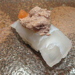 天寿し - 天然鯛と、その肝