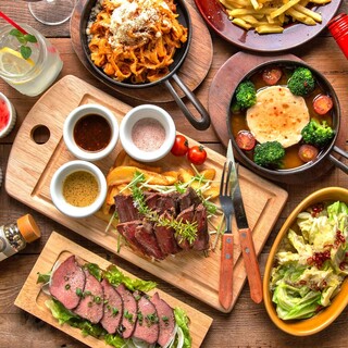 肉バル堪能コース 3時間飲み放題付7品 人気no 1 ボリューム重視の肉宴会におすすめ 3850円 肉バルgaburico 大宮店 ガブリコ 大宮 居酒屋 食べログ