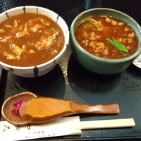 日本橋 やぶ久 - ミニカレー丼、ミニカレー南蛮そばセット 1,045円 ♪