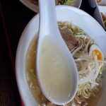 台湾料理 龍府 - 予想以上のスープにちょっとびっくりしました。