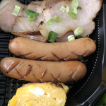 だんどり - チャーシュー、ウインナー、玉子焼き