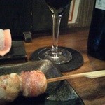 なごみや - トマトを豚肉で巻いたもの